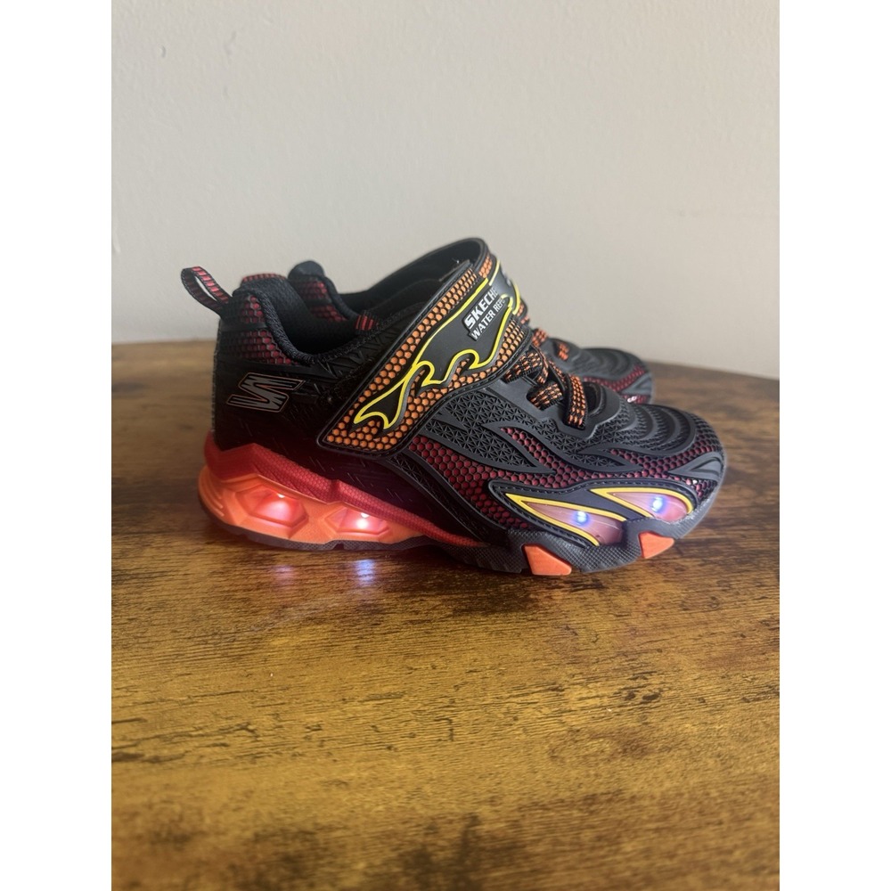 Skechers Kids S-Lights: Hydro Lights - Heat Stride Sneakers Size 12 - Picture 2 of 7